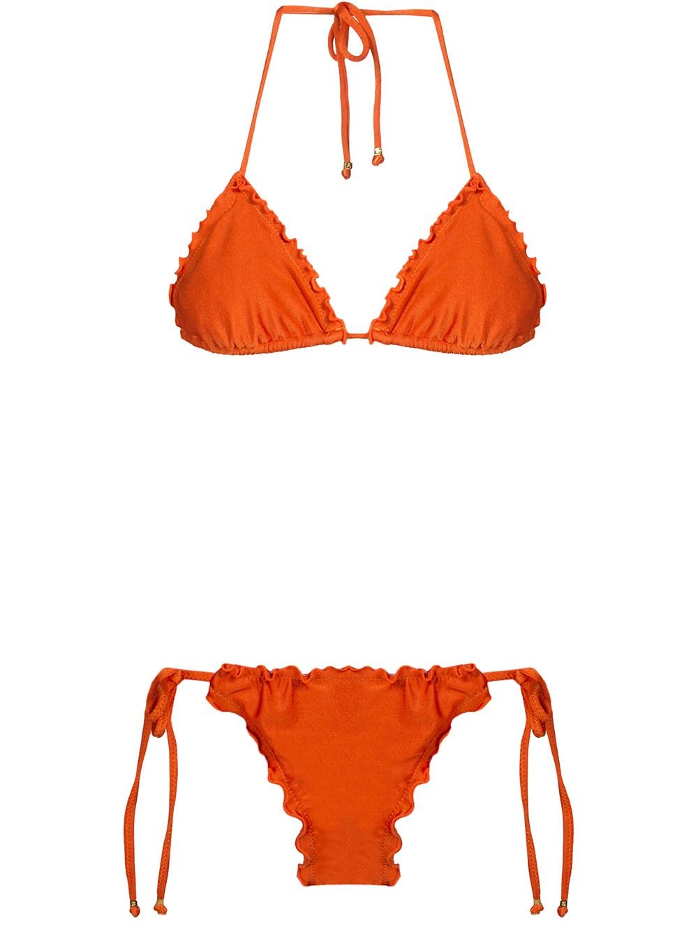 Amir Slama Triangel-Bikini - Orange von Amir Slama