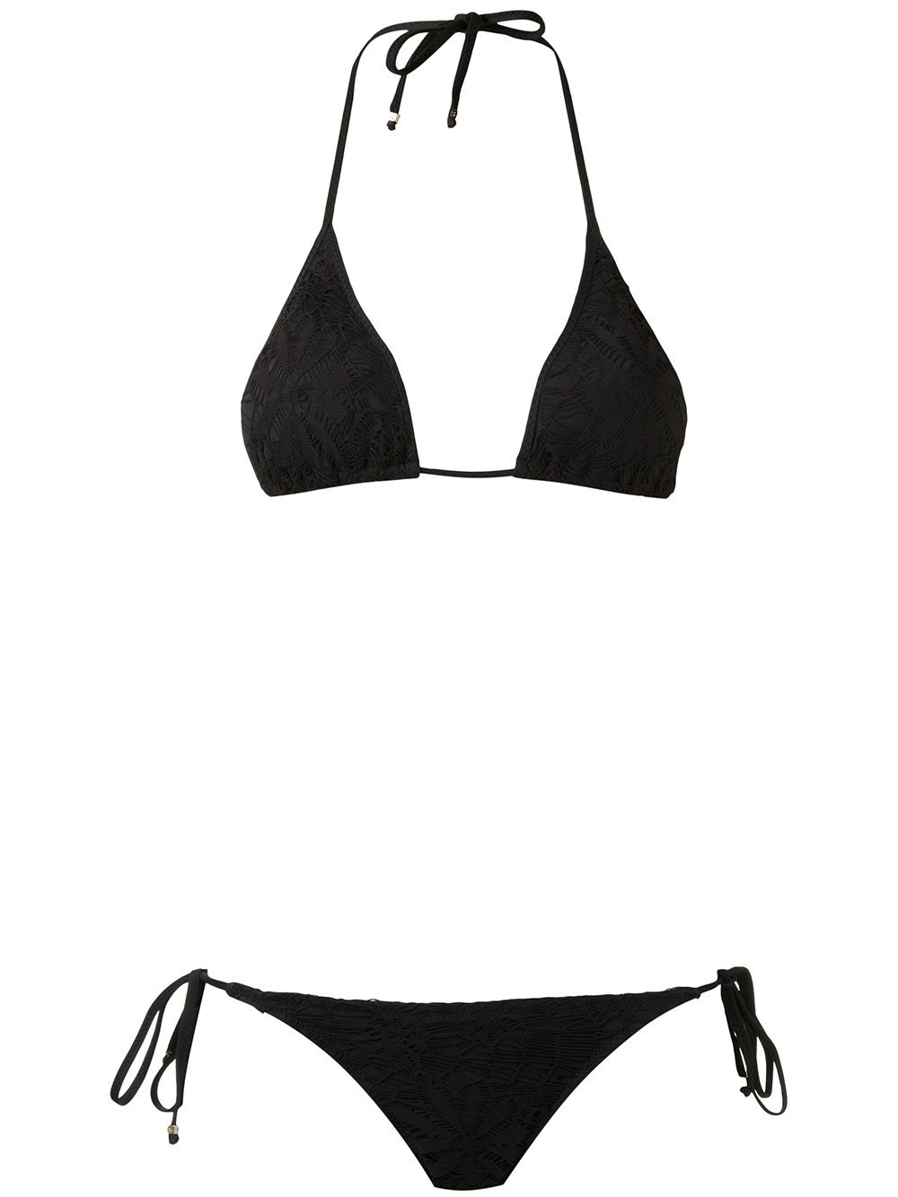 Amir Slama Triangel-Bikini - Schwarz von Amir Slama