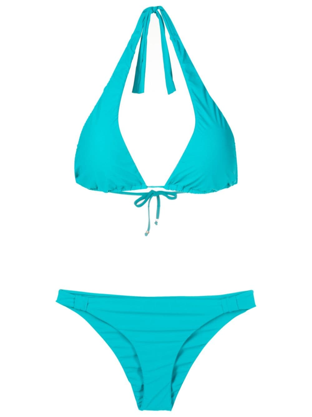 Amir Slama Triangel-Bikini mit Neckholder - Blau von Amir Slama