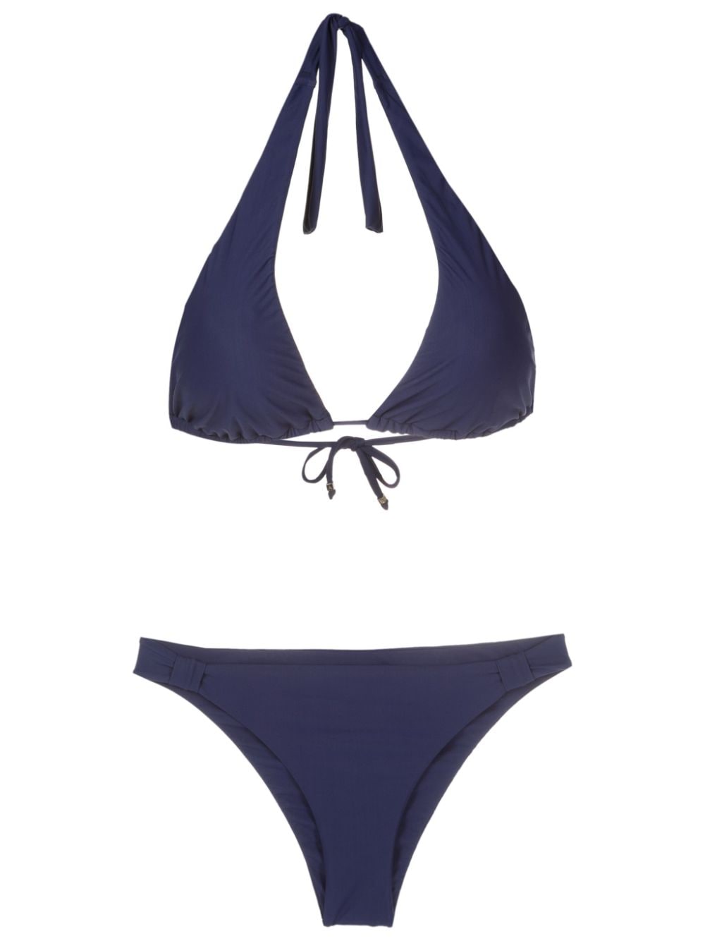 Amir Slama Triangel-Bikini mit Neckholder - Blau von Amir Slama