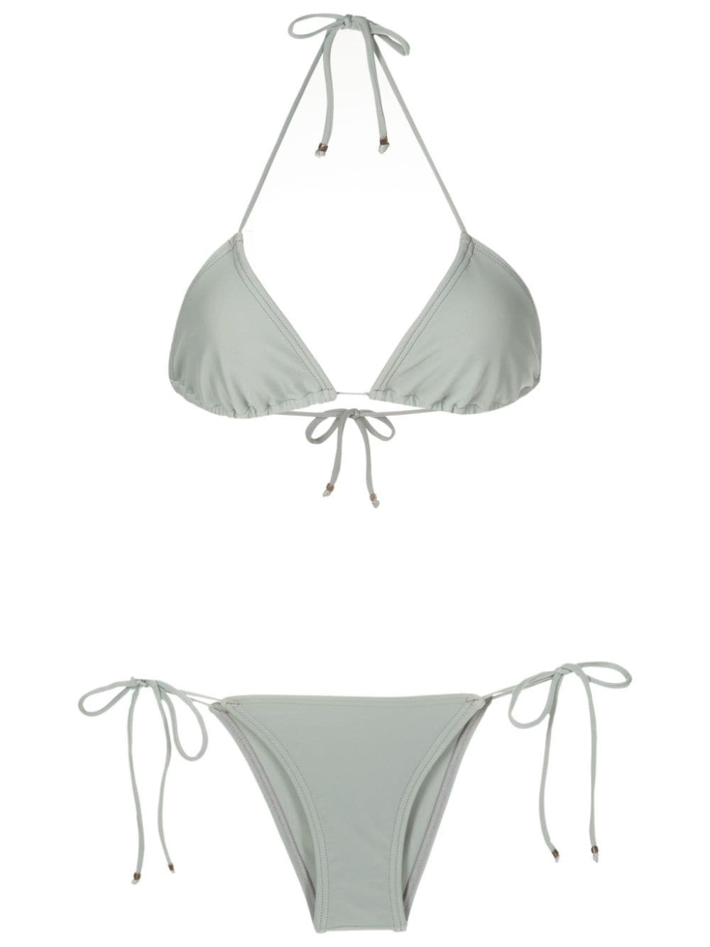 Amir Slama Triangel-Bikini mit Neckholder - Grau von Amir Slama