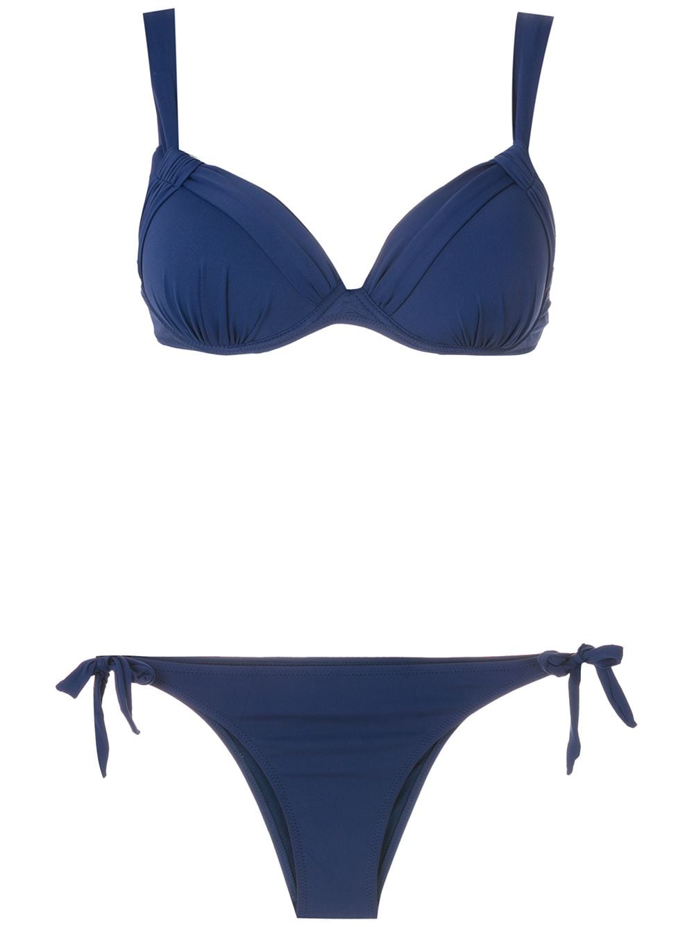 Amir Slama Geraffter Bikini - Blau von Amir Slama