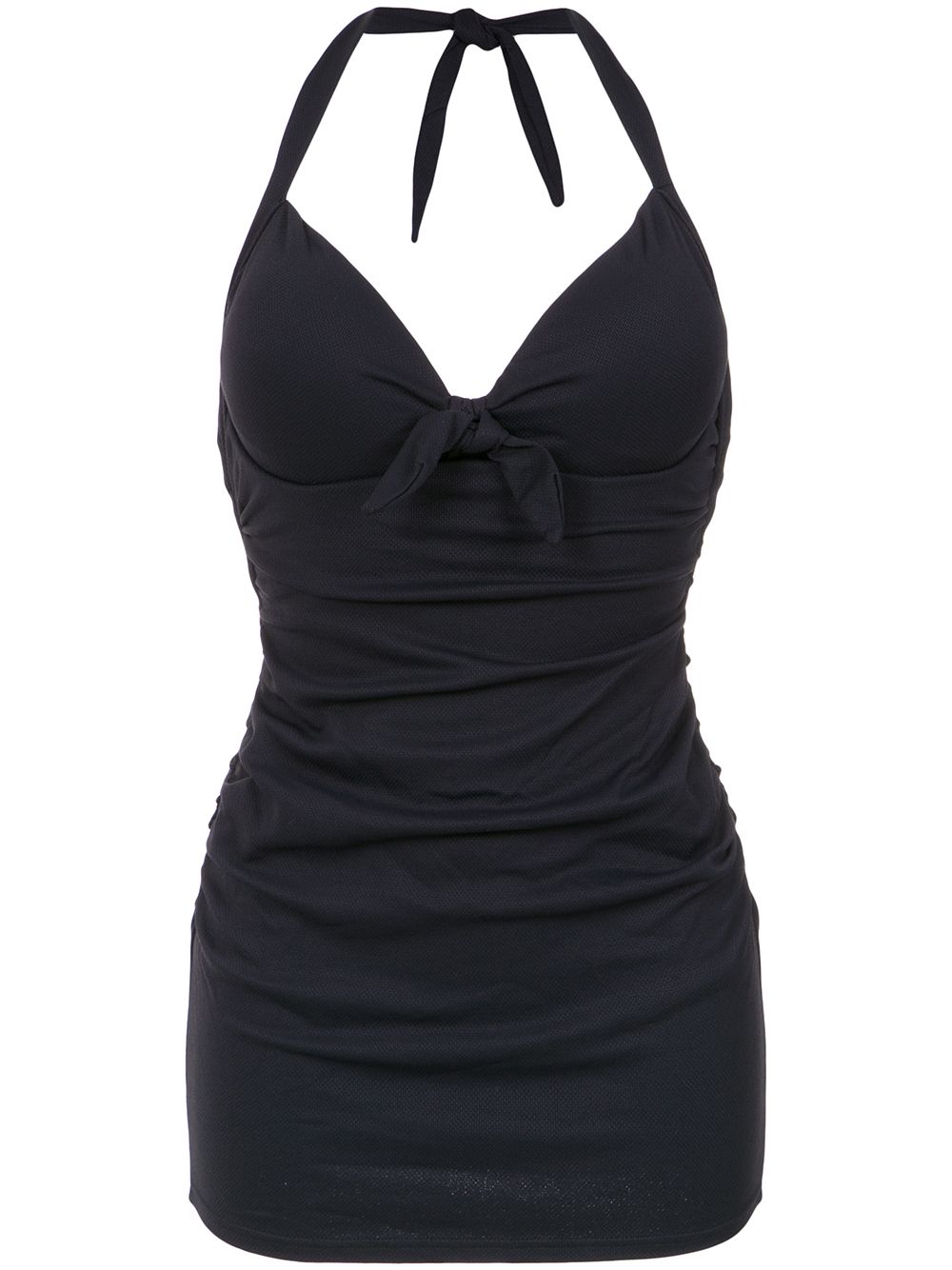 Amir Slama draped swimsuit - Schwarz von Amir Slama