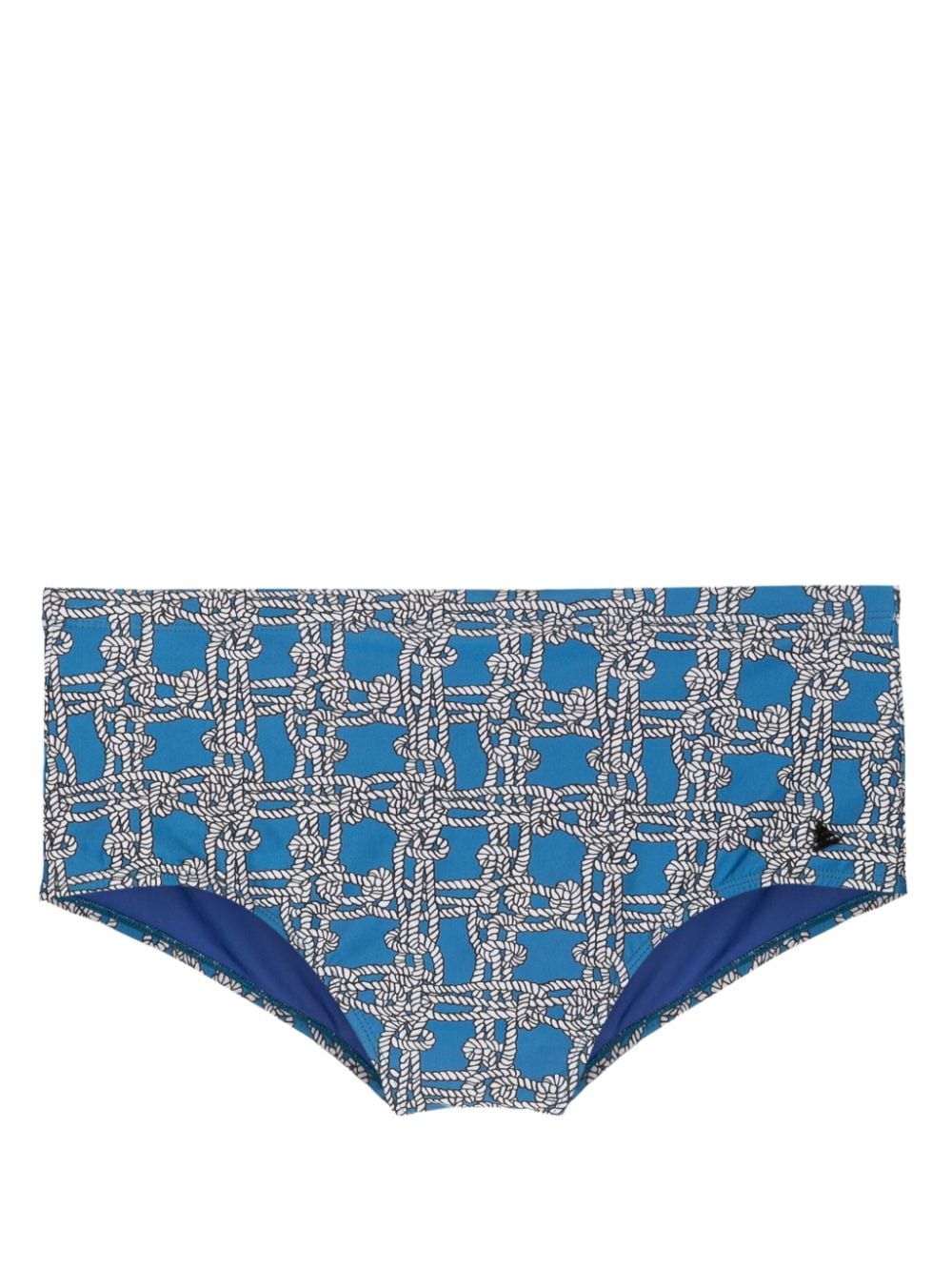 Amir Slama x Mahaslama Badeshorts mit grafischem Print - Blau von Amir Slama