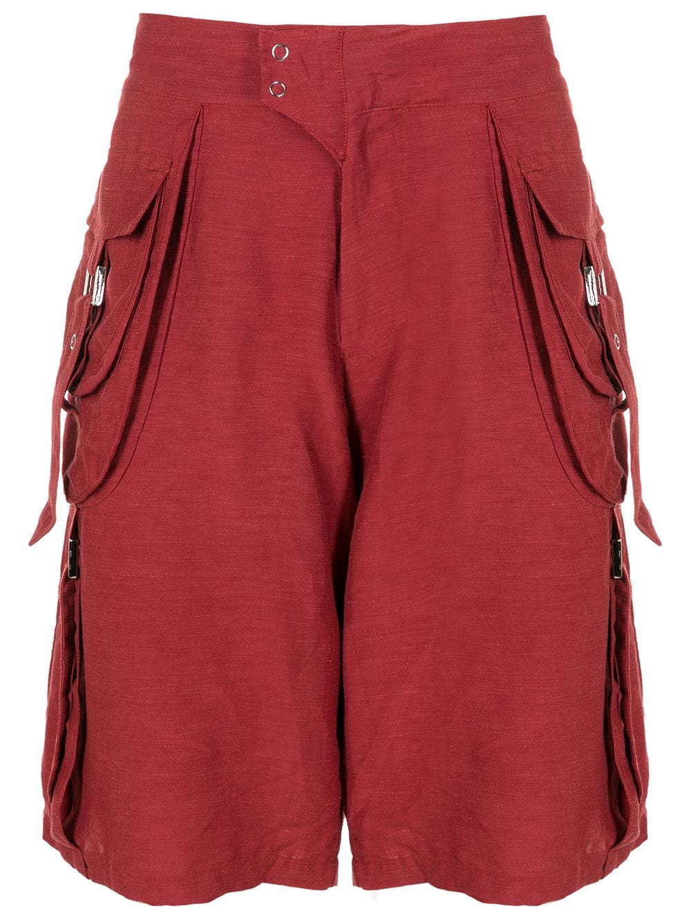 Amir Slama x Mahaslama Bermudas mit aufgesetzten Taschen - Rot von Amir Slama