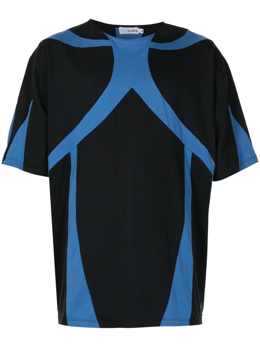 Amir Slama x Mahaslama T-Shirt mit rundem Ausschnitt - Blau von Amir Slama