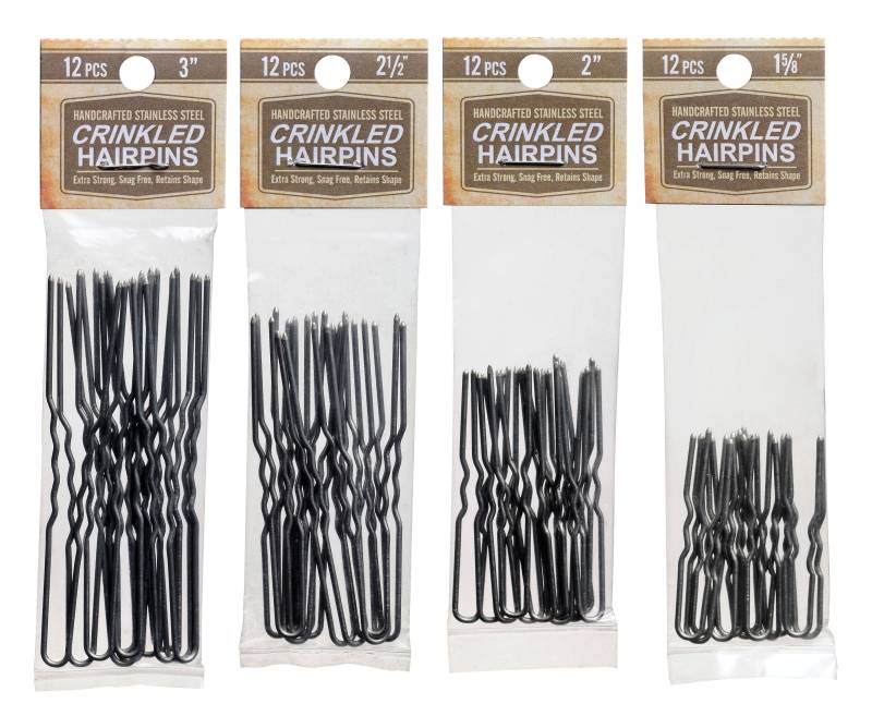Amish Made Hochleistungs-Multipack-Silber-Edelstahl-Haarnadeln von AmishValleyProducts