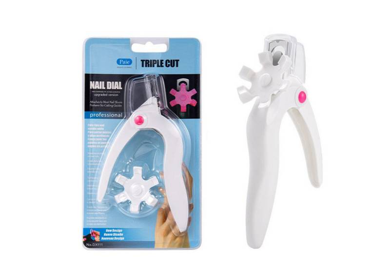 Refttenw Nagelknipser Verstellbarer Professionelle Acryl-Nagelknipser mit Längenmessung, für Verschiedene Nagelformen, 1-St von Refttenw