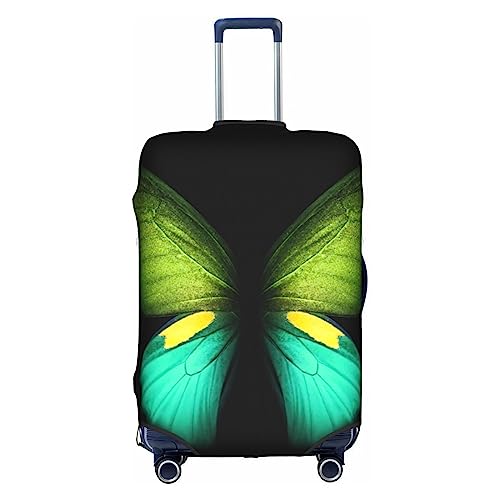 Amkong Funny Butterflies Trolley Kofferüberzug Elastische Kofferabdeckung Damen Mädchen Gepäckabdeckung X-Large von Amkong