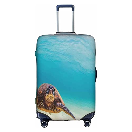 Amkong Funny Sea Turtle Trolley Kofferüberzug, elastisch, für Damen und Mädchen, Größe XL von Amkong