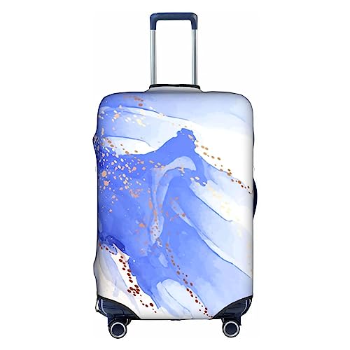 Amkong Trolley-Kofferbezug, elastisch, für Damen und Mädchen, Größe XL, Blau / Rosa, Kreative abstrakte Texturen, M von Amkong