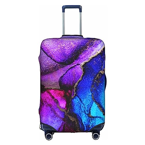 Trolley-Kofferbezug, elastisch, für Damen und Mädchen, Größe XL, Violett, 4 Stück von Amkong