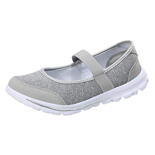 Gemütlich Atmungsaktive Schuhe, Amlaiworld Damen Casual Flach Ballerinas Sommer Elegant Segelschuhe Outdoor Frauen Freizeit Espadrilles Stilvoll Urlaub Sneaker Laufschuhe von Amlaiworld - Damen Schuhe