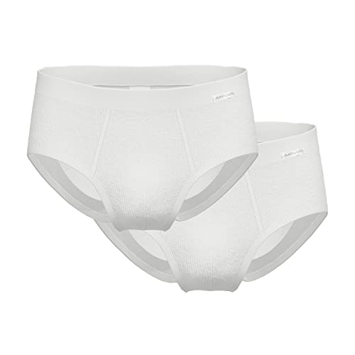 AMMANN - Organic Cotton Doppelripp - Slip/Unterhose - 2er Pack (7 Weiß) von Ammann