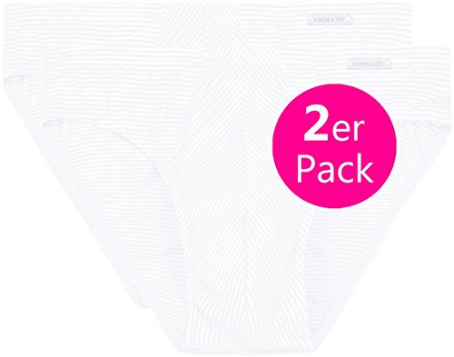 Ammann - 2er-Pack Herren Mini Slip ''Cotton & More'' Weiss 5 von Ammann