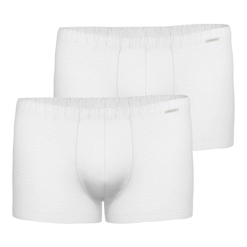 Ammann 2er Pack Herren Unterwäsche Unterhose Boxer Retro Short, Farbe:Weiß, Größe:8, Artikel:-1 weiß von Ammann