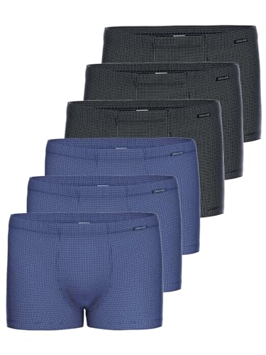 Ammann 6er Pack Retro Short Minimal Artwork 13397 Gr. 6 in Peacoat-schwarz von Ammann