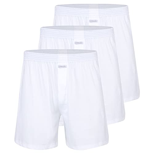 Ammann Basic Cotton Boxer-Shorts 3er Pack White 7 von Ammann