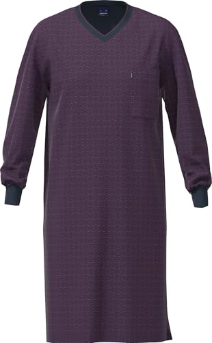 Ammann Bio Herren-Nachthemd Single-Jersey aubergine Größe 56 von Ammann
