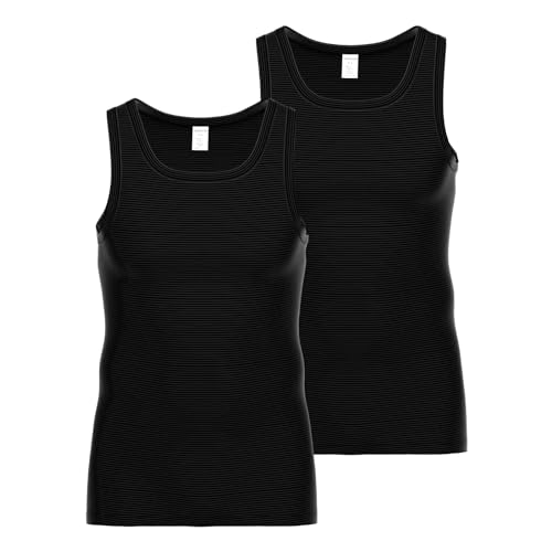 Ammann Cotton & More Athletic-Shirt 2er Pack Black 8 von Ammann