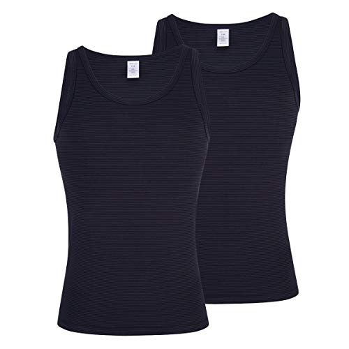 Ammann - Cotton & More - Sportjacke Unterhemd - 2er Pack (8 Nightblue) von Ammann