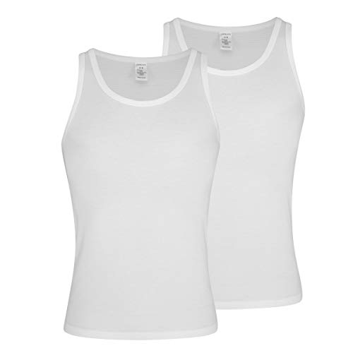 Ammann - Cotton & More - Sportjacke Unterhemd - 2er Pack (8 Weiß) von Ammann