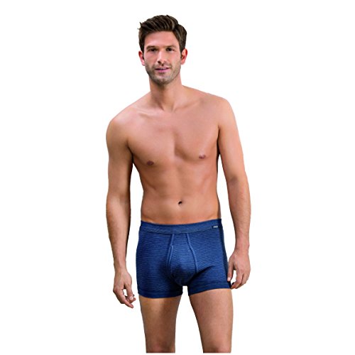 Ammann Herren Hose kurz mit Eingriff Jeans 3er Pack Größe 10, Farbe dunkelblau von Ammann