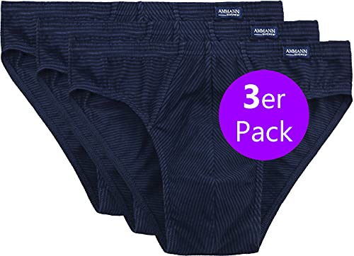 Ammann - Herren Mini Slip Cotton & More Nachtblau 3er-Pack 6 von Ammann