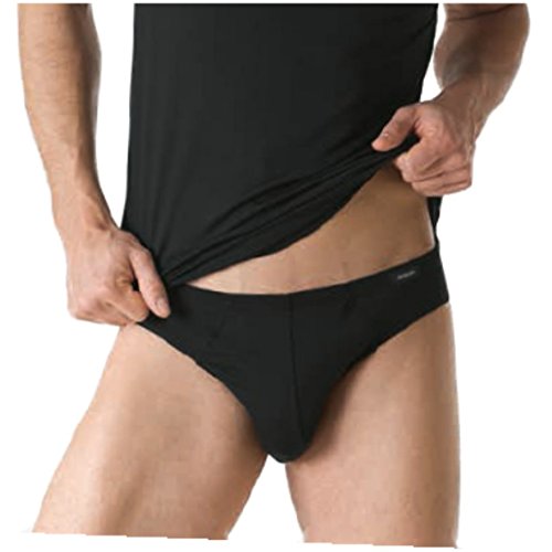 Ammann Herren Mini-Slip MicroModal 3er Pack Größe L, Farbe schwarz von Ammann