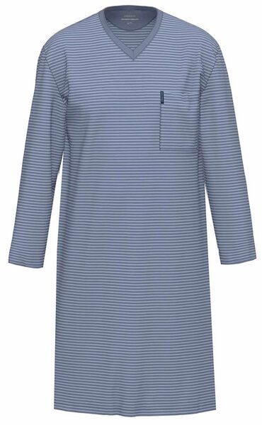 Ammann Herren Nachthemd langarm V-Ausschnitt Bio-Baumwolle von Ammann
