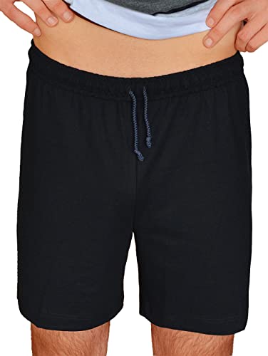 Ammann - Herren Pyjama Hose kurz (Shorty) schwarz Organic-Cotton* GOTS* M von Ammann