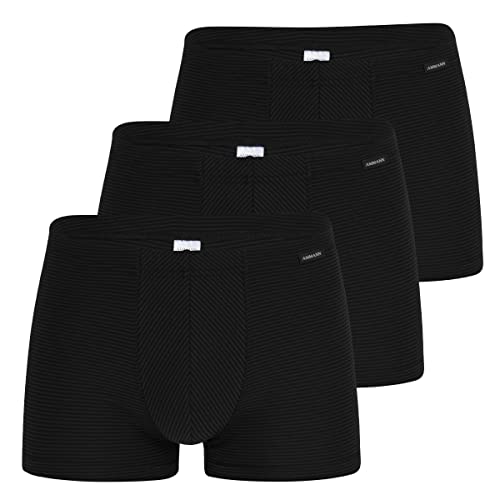 Ammann Herren Retro-Short Cotton & More 3er Pack Farbe schwarz, Größe 12 von Ammann