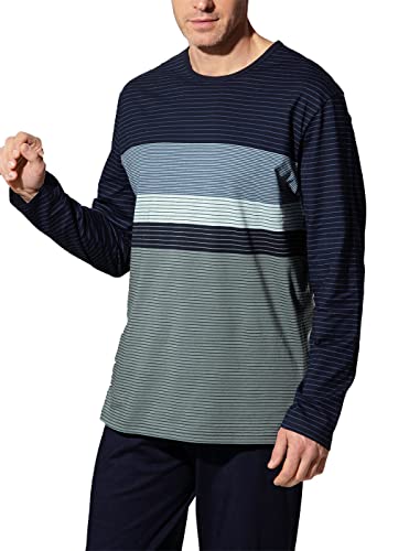 Ammann - Herren Schlafanzug lang (Pyjama) Nachtblau GOTS* 56 von Ammann