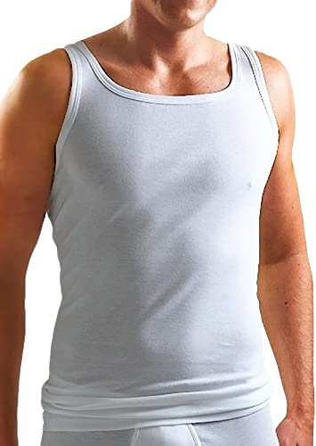 Ammann - Herren Unterhemd ''Feinripp Premium'' weiß (Athletic Shirt) GOTS* 7 von Ammann