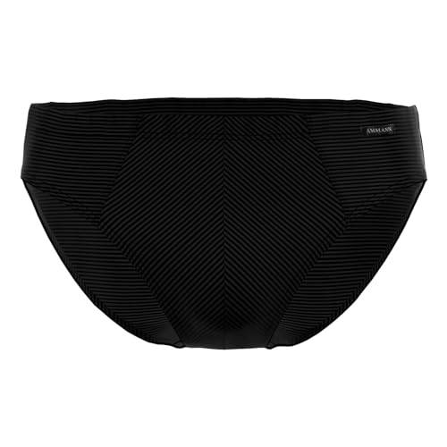 Ammann Herren Unterhose Unterwäsche Mini Slip, Farbe:Schwarz, Größe:6, Artikel:-90 schwarz von Ammann