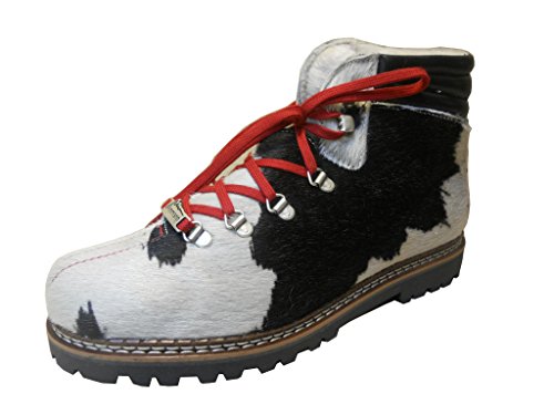 Ammann Herren Winter Schnürstiefel Town III Weiss-schwarz Kuhfell Lammfell Futter Profilsohle Größe 45 von Ammann