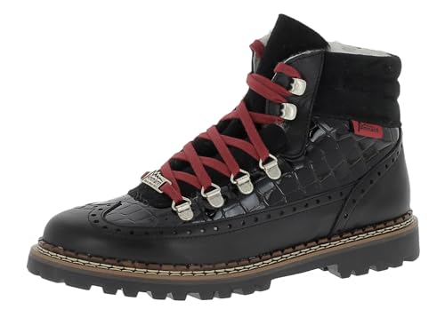 Ammann Jungfrau Winterschuhe Vitello Croc Nero EU 41 von Ammann