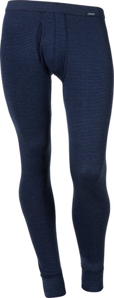 Ammann Lange Unterhose Herren-Unterhose, lang Feinripp Streifen von Ammann