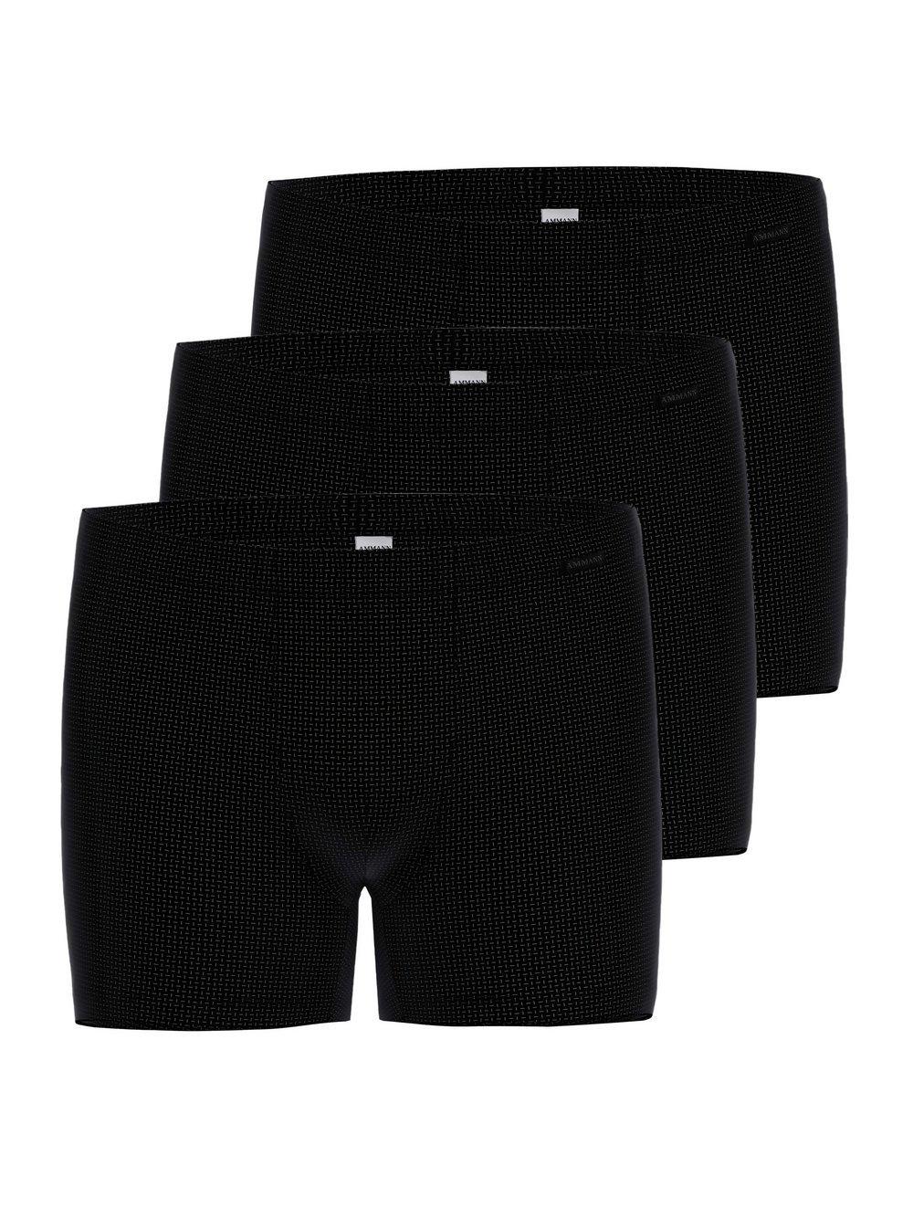 Ammann Long Short / Pant Herren Baumwolle gemustert, schwarz von Ammann