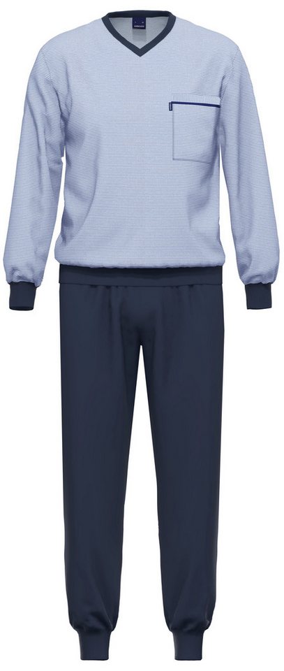 Ammann Pyjama AMMANN 404314 Pyjama / Schlafanzug lang / langarm Gr. 48-60 von Ammann