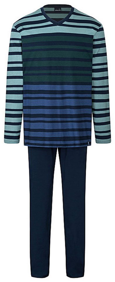 Ammann Pyjama Ammann Herren Schlafanzug Pyjama Modisches Design Baumwolle von Ammann