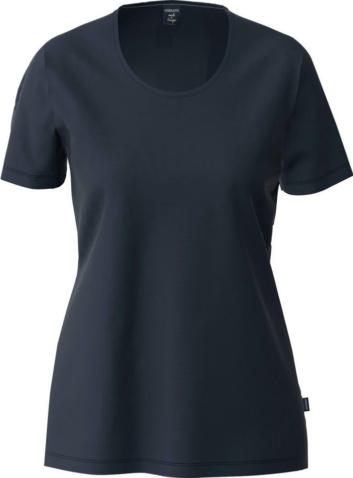 Ammann Pyjamaoberteil Bio Damen-T-Shirt Single-Jersey Uni von Ammann