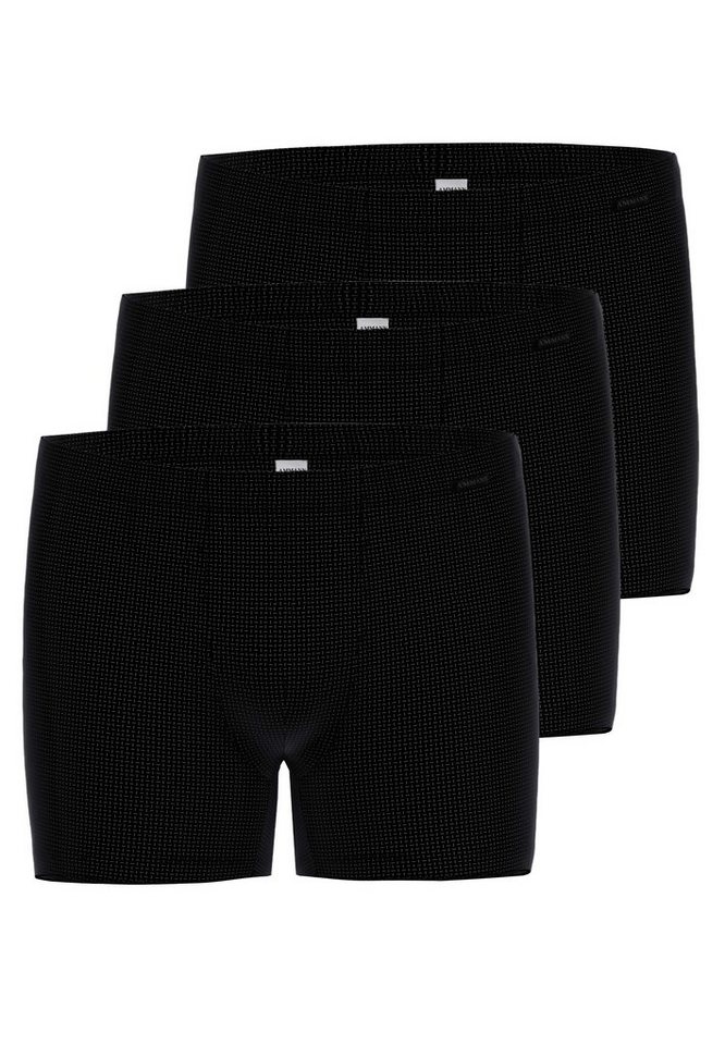 Ammann Retro Boxer 3er Pack Nelson (Spar-Set, 3-St) Long Short / Pant - Baumwolle - Ohne Eingriff - Atmungsaktiv von Ammann