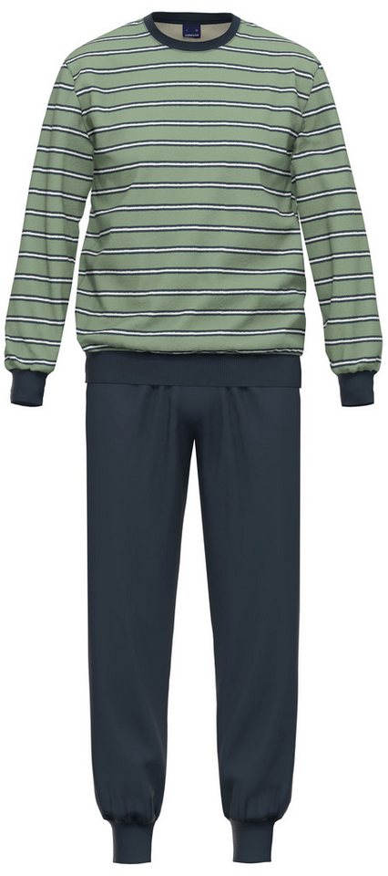 Ammann Schlafanzug Herren Frottee Pyjama (2 tlg) Baumwolle von Ammann