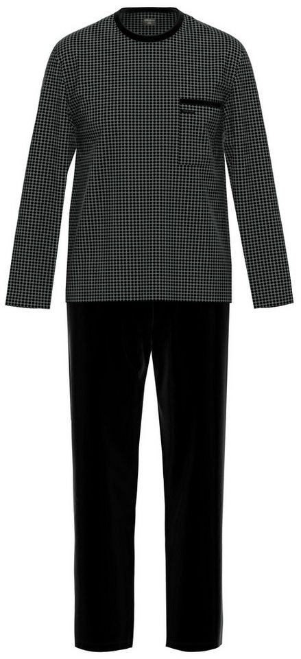 Ammann Schlafanzug Herren Pyjama lang (2 tlg) Baumwolle von Ammann