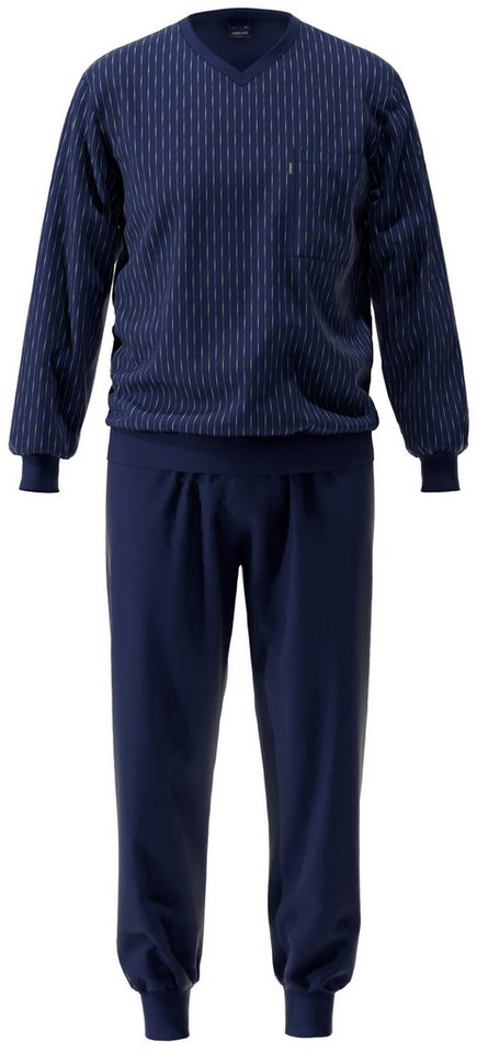 Ammann Schlafanzug Herren Schlafanzug lang (2 tlg) Baumwolle von Ammann