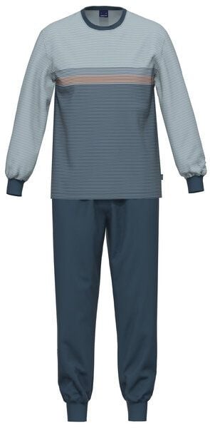 Ammann Schlafanzug lang Rundhals Bio-Baumwolle von Ammann