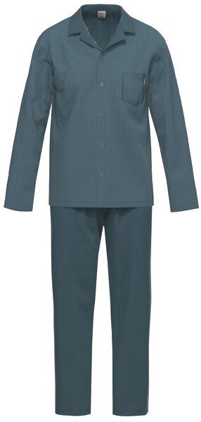 Ammann Schlafanzug lang durchgeknöpft "Tic Tac" Bio-Baumwolle von Ammann