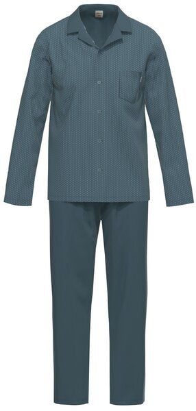 Ammann Schlafanzug lang durchgeknöpft "Tic Tac" Bio-Baumwolle von Ammann
