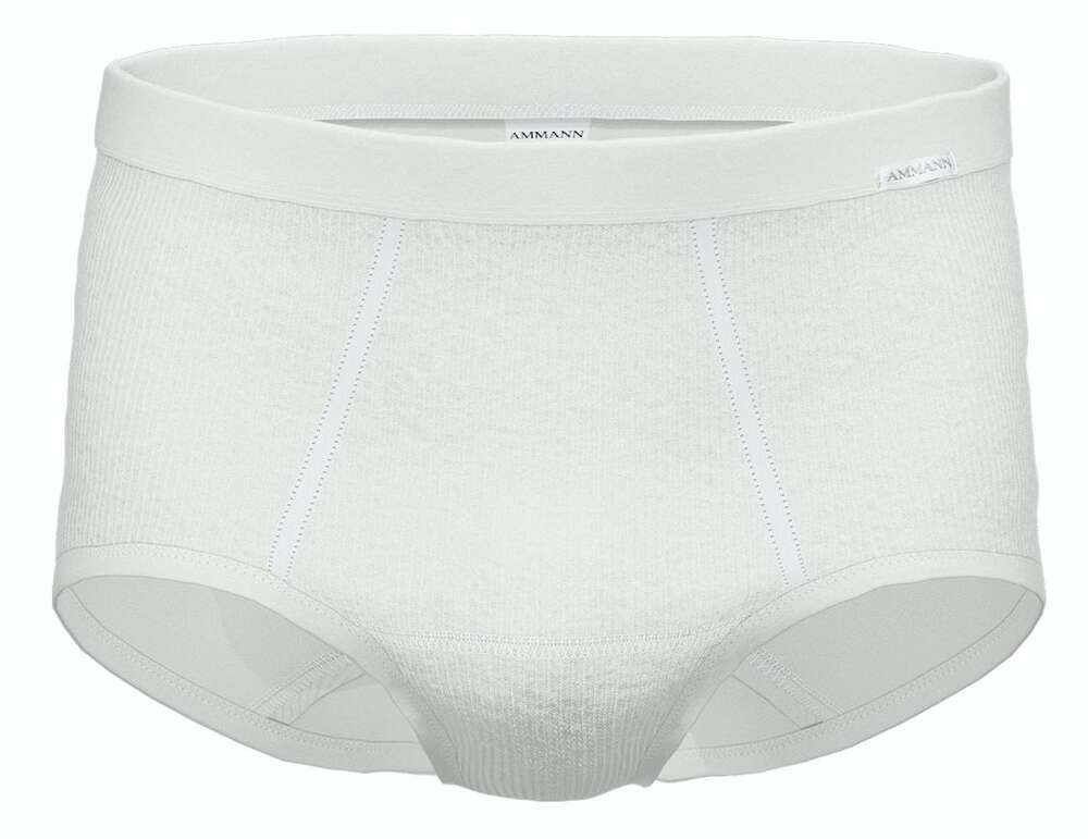 Ammann Slip Doppelripp Exquisit Long (4er Vorteilspack) 100% natürliche Baumwoll-Qualität von Ammann